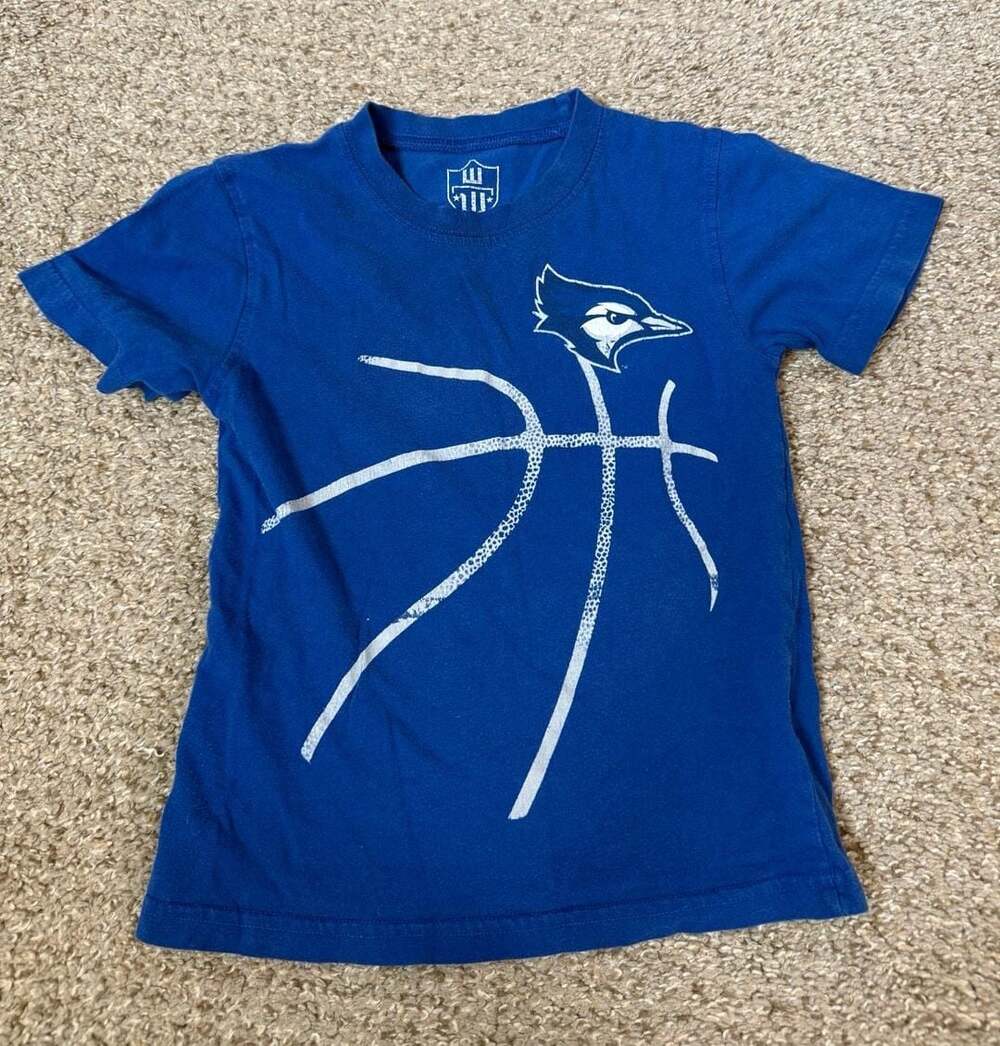 Wes and Willy Creighton Bluejays Youth Basketball T-Shirt 3T